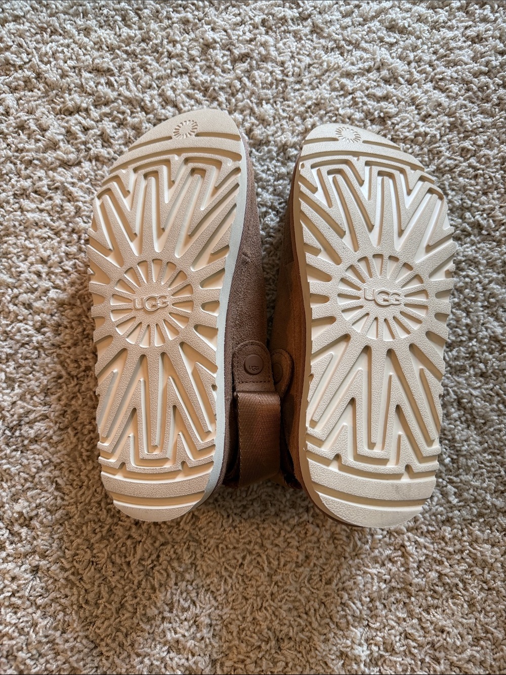 UGG Tan Suede Slippers - Picture 4 of 5